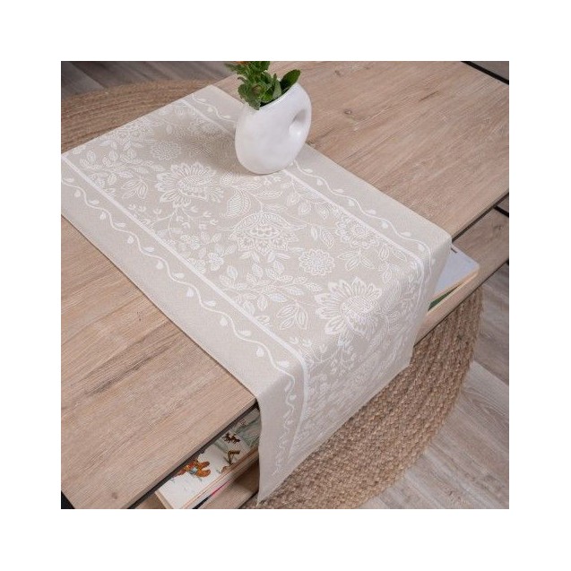 Τραβέρσα Teoran Peony 01 - 45x140cm Τραβέρσα Teoran Peony 01 - 45x140cm