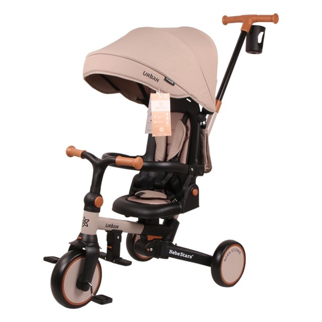 ΠΟΔΗΛΑΤΑΚΙ ΤΡΙΚΥΚΛΟ URBAN 7 IN 1 BEIGE ΠΟΔΗΛΑΤΑΚΙ ΤΡΙΚΥΚΛΟ URBAN 7 IN 1 BEIGE