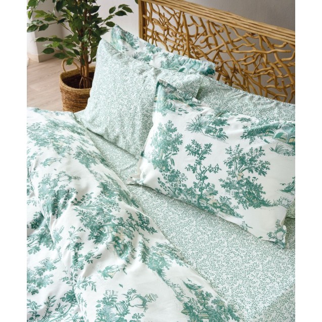 Σετ Σεντόνια King Size 4 Τεμαχίων Kentia Toile 02 270x270 Σετ Σεντόνια King Size 4 Τεμαχίων Kentia Toile 02 270x270
