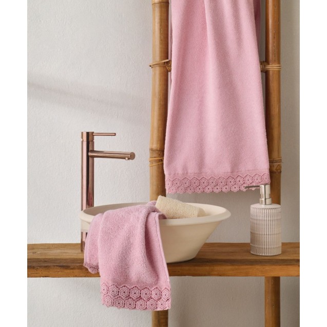 Σετ Πετσέτες 3 Τεμαχίων Kentia Zizel 70x140,50x90,30x50 Σετ Πετσέτες 3 Τεμαχίων Kentia Zizel 70x140,50x90,30x50