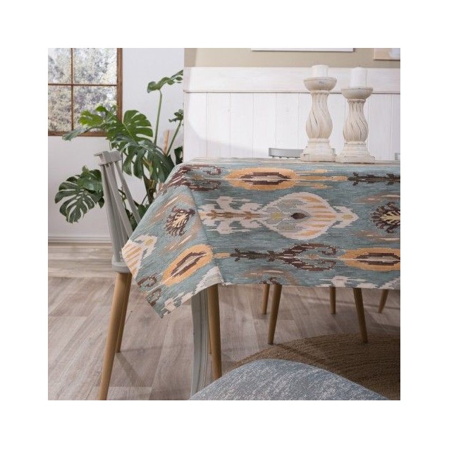 Τραπεζομάντηλο Teoran Negron - 135x135cm Τραπεζομάντηλο Teoran Negron - 135x135cm