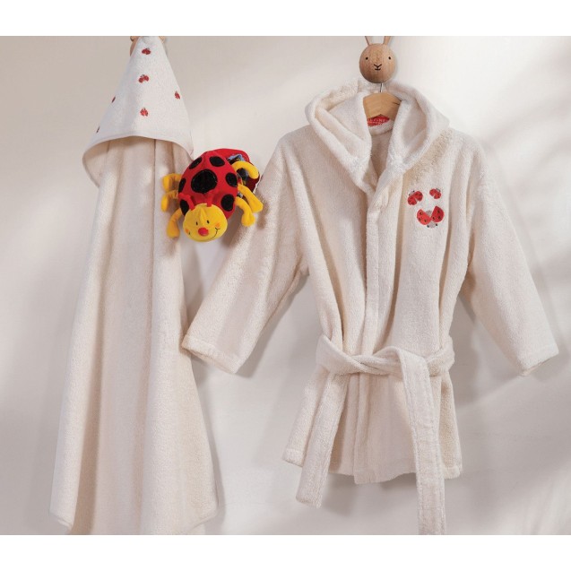 Βρεφική Κάπα Nef-Nef Lady Bug Ecru 75x75 Βρεφική Κάπα Nef-Nef Lady Bug Ecru 75x75