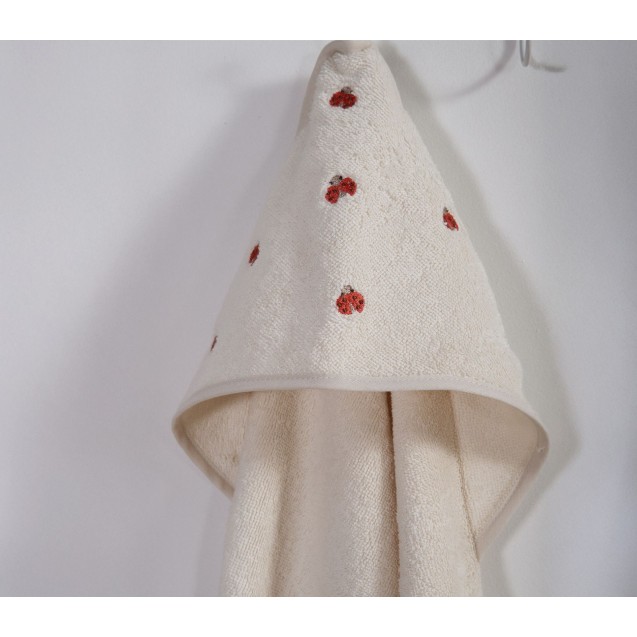 Βρεφική Κάπα Nef-Nef Lady Bug Ecru 75x75 Βρεφική Κάπα Nef-Nef Lady Bug Ecru 75x75
