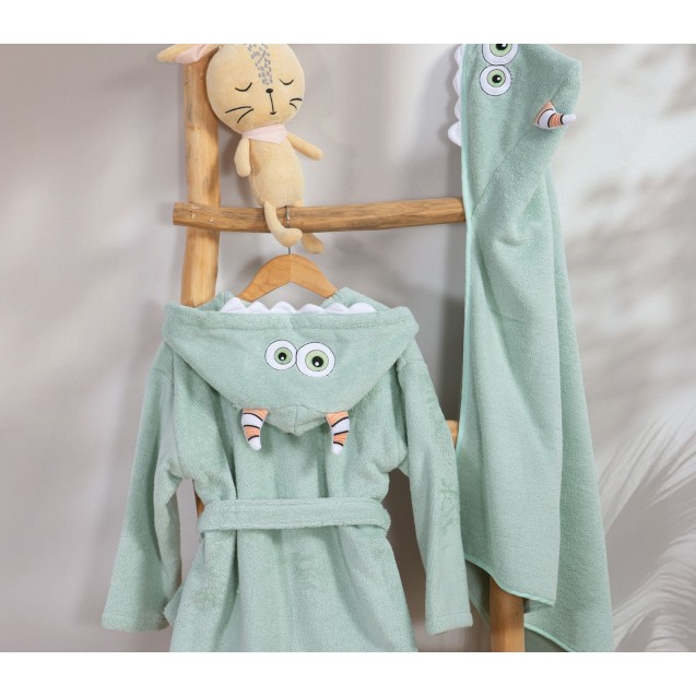 Βρεφική Κάπα Nef-Nef Alphabet Monster Pistachio 75x75 Βρεφική Κάπα Nef-Nef Alphabet Monster Pistachio 75x75