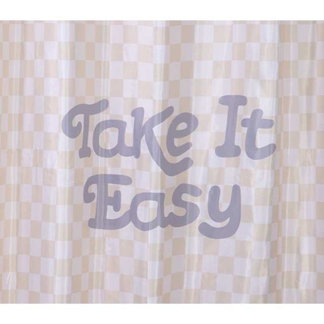 Κουρτίνα Μπάνιου Nef-Nef Easy Beige 180x180 Κουρτίνα Μπάνιου Nef-Nef Easy Beige 180x180