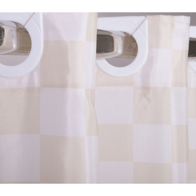 Κουρτίνα Μπάνιου Nef-Nef Easy Beige 180x180 Κουρτίνα Μπάνιου Nef-Nef Easy Beige 180x180
