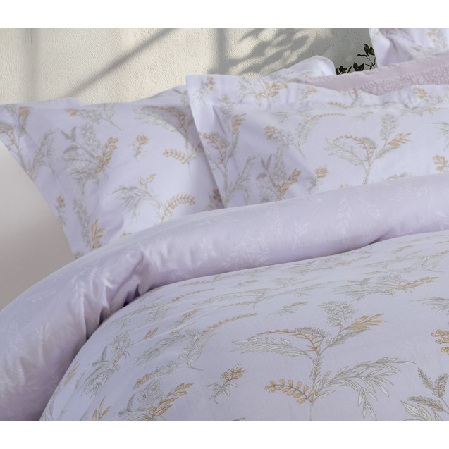 Σετ Σεντόνια King Size 4 Τεμαχίων Nef-Nef Vendora Lilac 270x280 Σετ Σεντόνια King Size 4 Τεμαχίων Nef-Nef Vendora Lilac 270x280