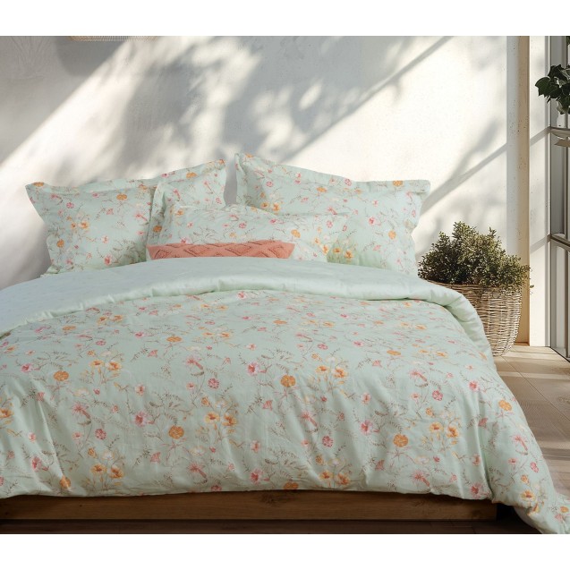 Σετ Σεντόνια King Size 4 Τεμαχίων Nef-Nef Mimosa Green 270x280 Σετ Σεντόνια King Size 4 Τεμαχίων Nef-Nef Mimosa Green 270x280