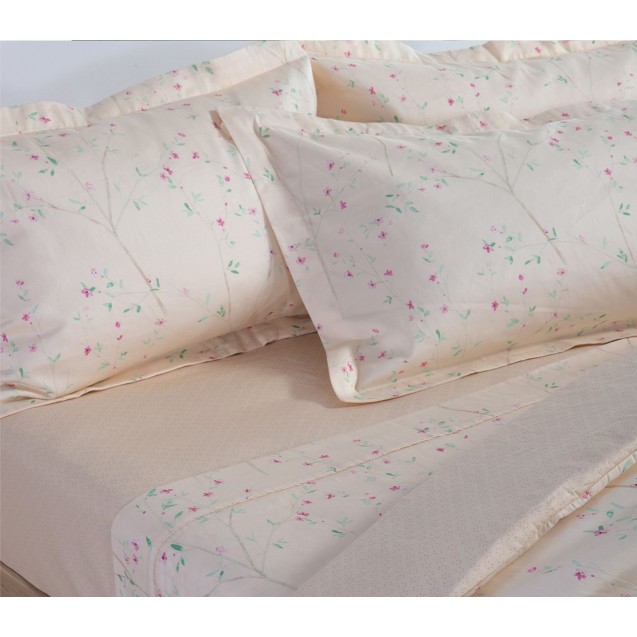 Σετ Σεντόνια King Size 4 Τεμαχίων Nef-Nef Mimosa Salmon 270x280 Σετ Σεντόνια King Size 4 Τεμαχίων Nef-Nef Mimosa Salmon 270x280