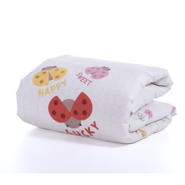 Βρεφικό Κουβερλί Nef-Nef Lady Bug Ecru 110x140 Βρεφικό Κουβερλί Nef-Nef Lady Bug Ecru 110x140