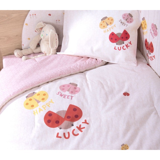 Βρεφικό Κουβερλί Nef-Nef Lady Bug Ecru 110x140 Βρεφικό Κουβερλί Nef-Nef Lady Bug Ecru 110x140