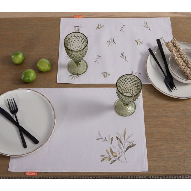 Σουπλά Nef-Nef Olive Ecru 33x48 Σουπλά Nef-Nef Olive Ecru 33x48
