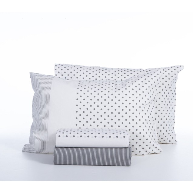 Σετ Σεντόνια King Size με Λάστιχο 4 Τεμαχίων Nef-Nef Donter Grey 180x200+35 Σετ Σεντόνια King Size με Λάστιχο 4 Τεμαχίων Nef-Nef Donter Grey 180x200+35