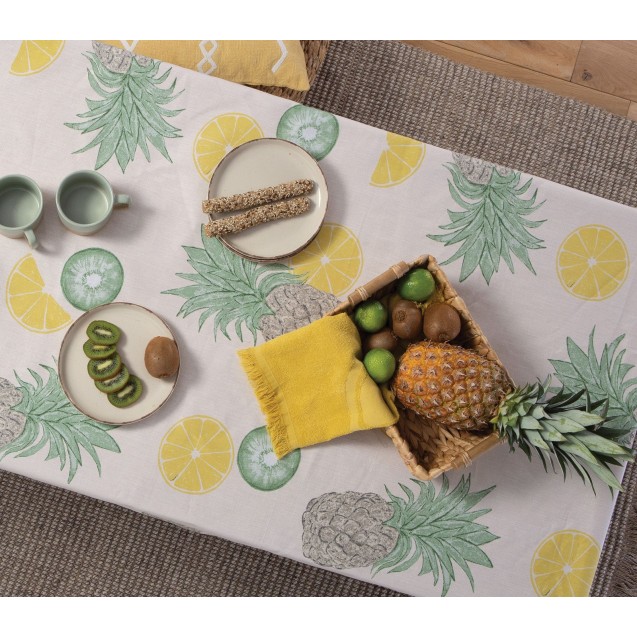 Τραπεζομάντηλο Αλέκιαστο Nef-Nef Coctail Cream 140x180 Τραπεζομάντηλο Αλέκιαστο Nef-Nef Coctail Cream 140x180