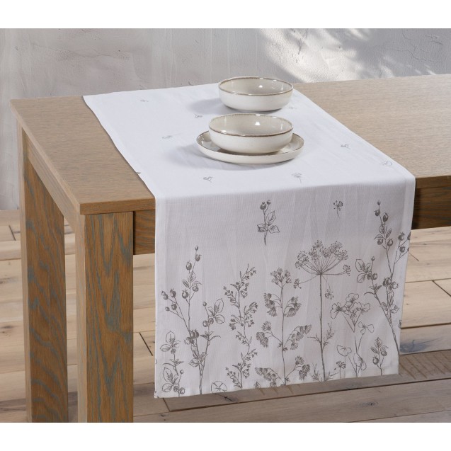 Runner Nef-Nef Claris Ecru 45x140 Runner Nef-Nef Claris Ecru 45x140