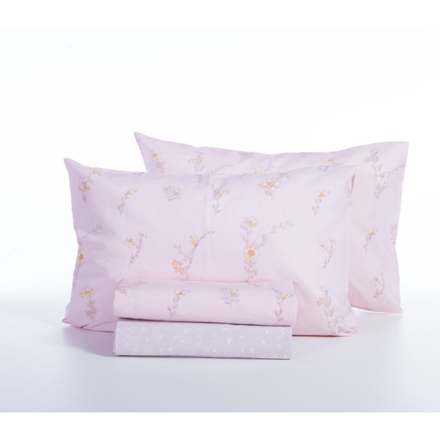 Σετ Σεντόνια Μονά με Λάστιχο 3 Τεμαχίων Nef-Nef Irida Pink 100x200+35 Σετ Σεντόνια Μονά με Λάστιχο 3 Τεμαχίων Nef-Nef Irida Pink 100x200+35