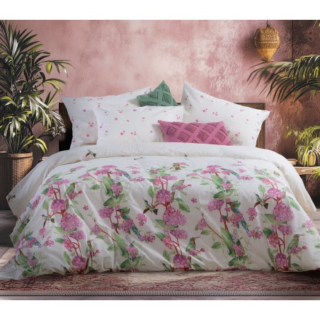 Σετ Σεντόνια Μονά με Λάστιχο 3 Τεμαχίων Nef-Nef Dream On Ecru 100x200+35