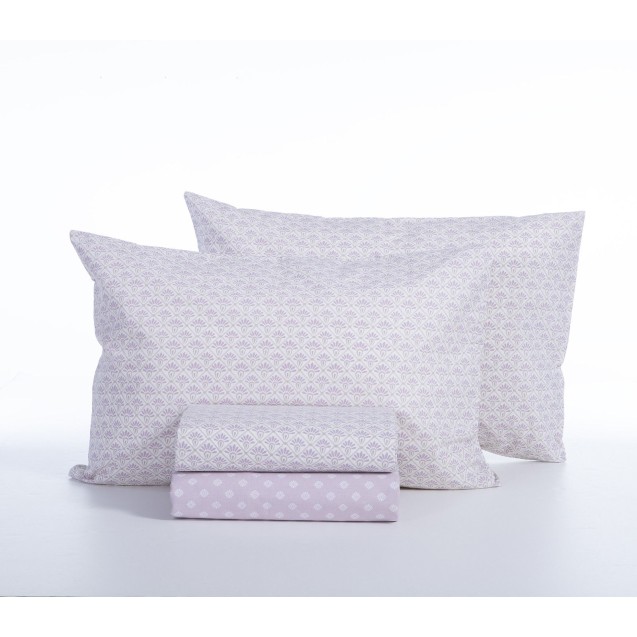 Σετ Σεντόνια Διπλά 4 Τεμαχίων Nef-Nef Keylan Mauve 200x270 Σετ Σεντόνια Διπλά 4 Τεμαχίων Nef-Nef Keylan Mauve 200x270