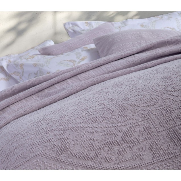 Κουβέρτα Υπέρδιπλη Nef-Nef  Nantia Mauve 230x250 Κουβέρτα Υπέρδιπλη Nef-Nef  Nantia Mauve 230x250