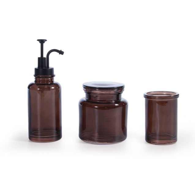 Βάζο για Βαμβάκι Nef-Nef Latte Black 10,5x12 Βάζο για Βαμβάκι Nef-Nef Latte Black 10,5x12