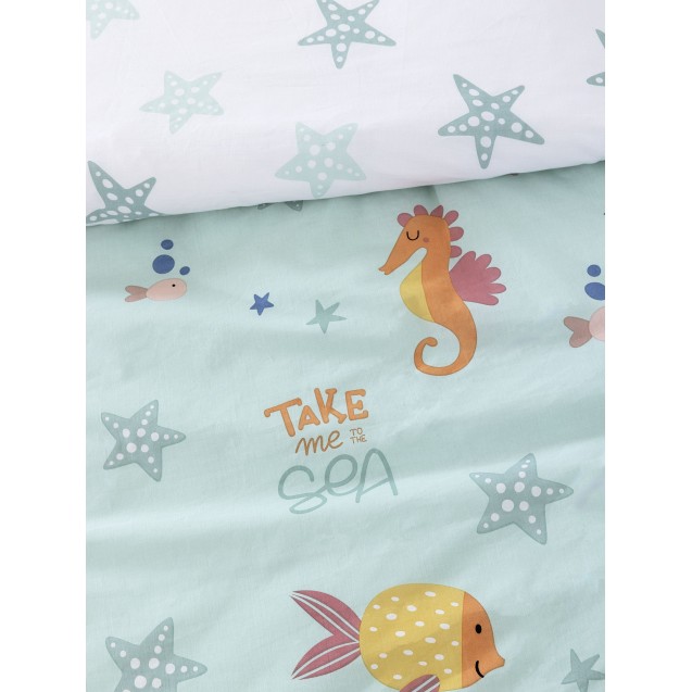 Σετ Παιδικά Σεντόνια Μονά 3 Τεμαχίων Nima  Take me to the sea 170x255 Σετ Παιδικά Σεντόνια Μονά 3 Τεμαχίων Nima  Take me to the sea 170x255